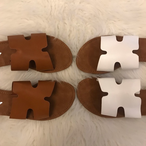 Jolie White Slip On Sandal - Picture 3 of 6